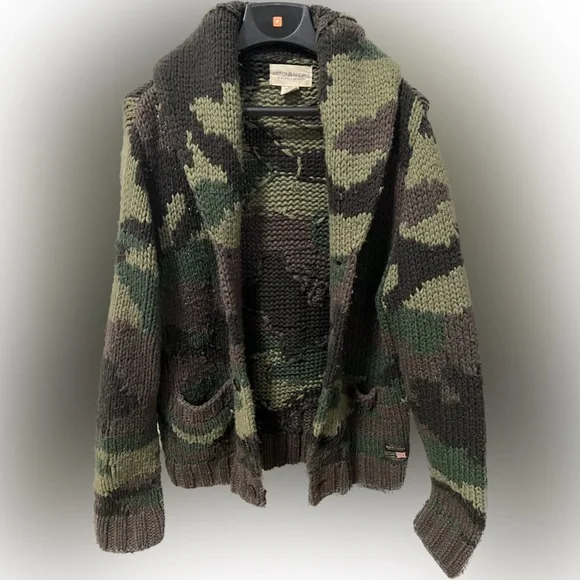 [Special] Ralph Lauren Denim & Supply Camo Shawl Cardigan Military Sweater. - Picture 4 of 14